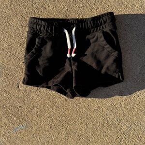 Cat & Jack Black Kids Shorts with Drawstring